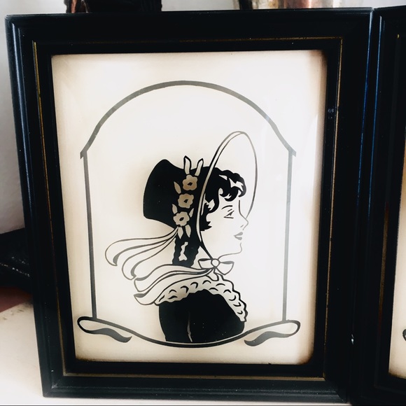 FREESHIP FGWP Silhouette Convex Glass Victorian - Picture 2 of 8